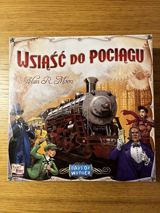 Wsiąść do Pociągu: USA familijna gra planszowa 2-5 osób, wiek 8+