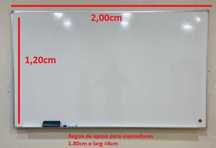 Quadro branco DIDAX - Magnético | Tamanho grande