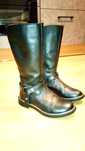 Buty dla dziewczynki 33, Lasocki, kozaki, skórzane, czarne.