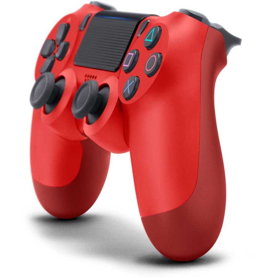 NOWY Pad Sony Dualshock 4 V2 PS4 + Slim + Pro = Magma Red = Czerwony