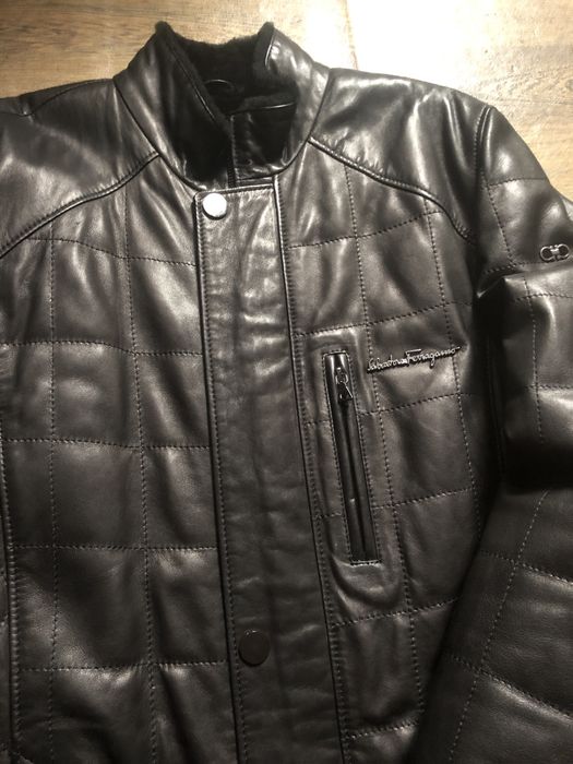 Дублянка чоловіча Salvadore Ferragamo із натуральної шкіри 54р. Нова!