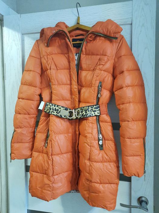 Пуховик длинный женский зимний