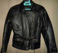 куртка кожаная женская мотокуртка косуха размер EUR 40 наш 46-48