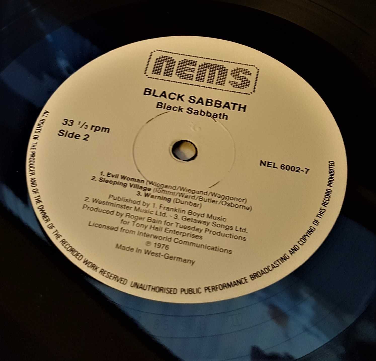 winyl Black Sabbath Black Sabath oryginał 1985 NEMS