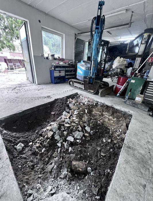 Uslugi wynajem minikoparka 2,7t