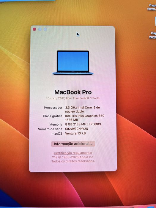 Macbook Pro 2017 TouchBar