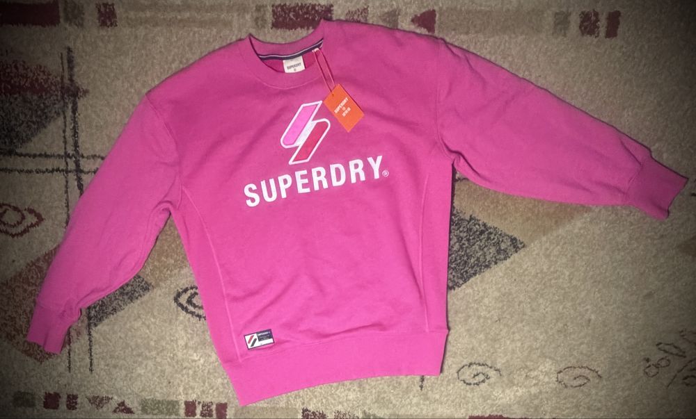 Superdry Pink Oversize bluza damska nowa