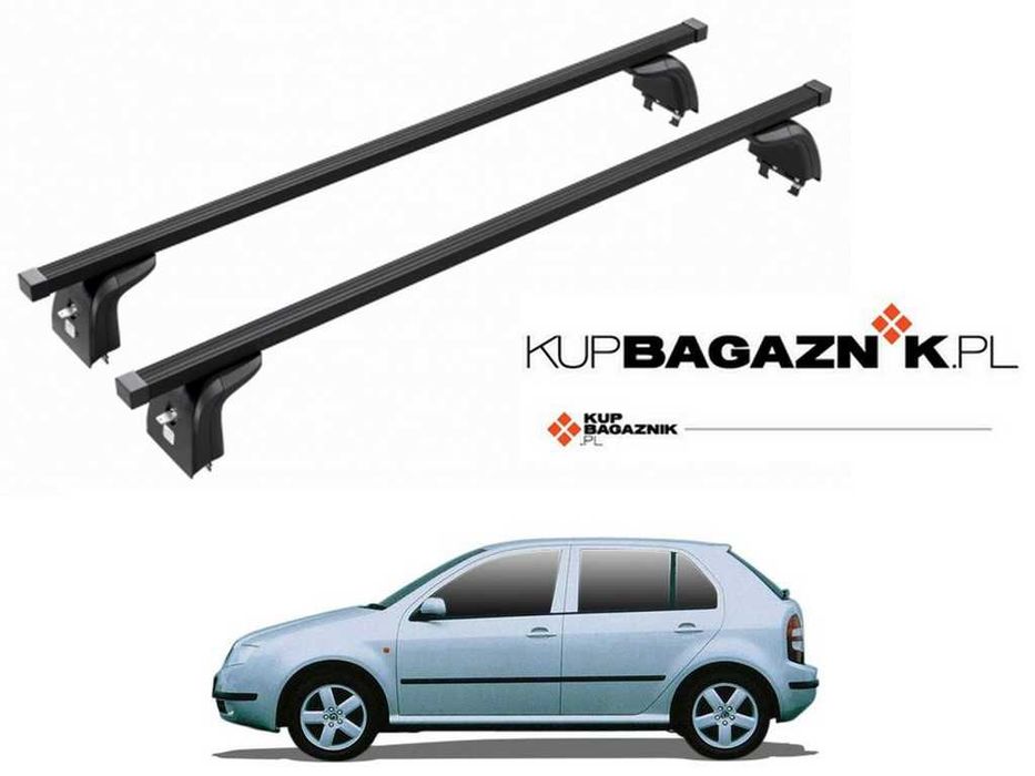 Bagażnik Dachowy Skoda FABIA I Hatch 2001 do 2008 bazowy relingi belki