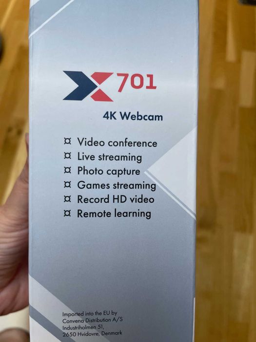 Super kamera internetowa ProXtend X701 4K z mikrofonem, 8MP- NOWA