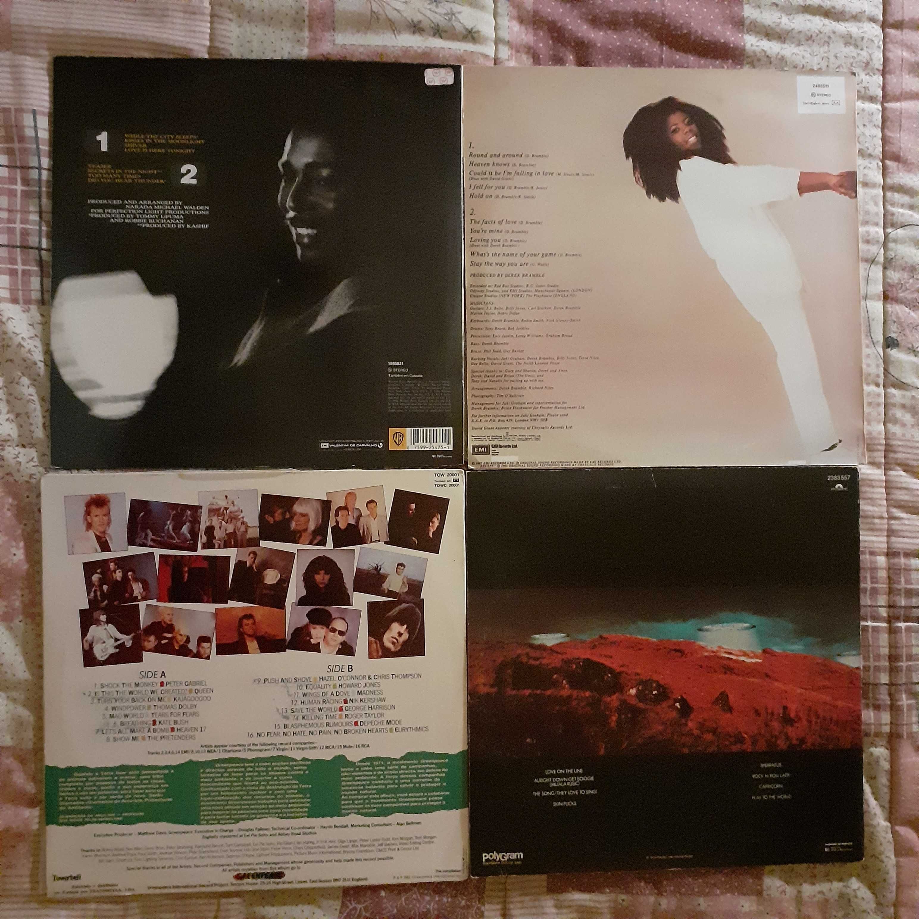 Vinil- Soweto, George Benson, Greenpeace e outros