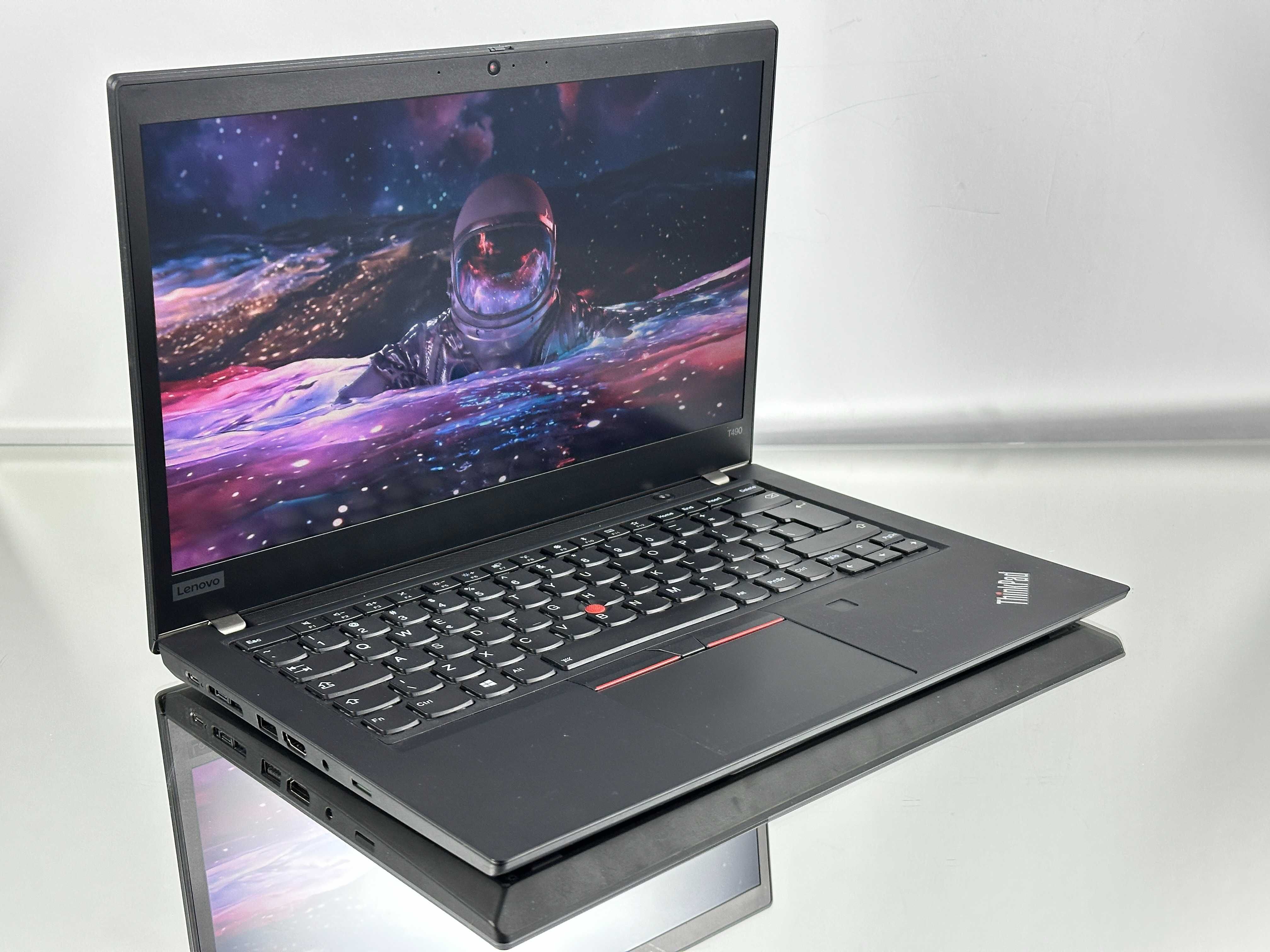 Tytanowy Laptop Lenovo ThinkPad T490 i5 512GB SSD FHD 14 Mocna Bateria