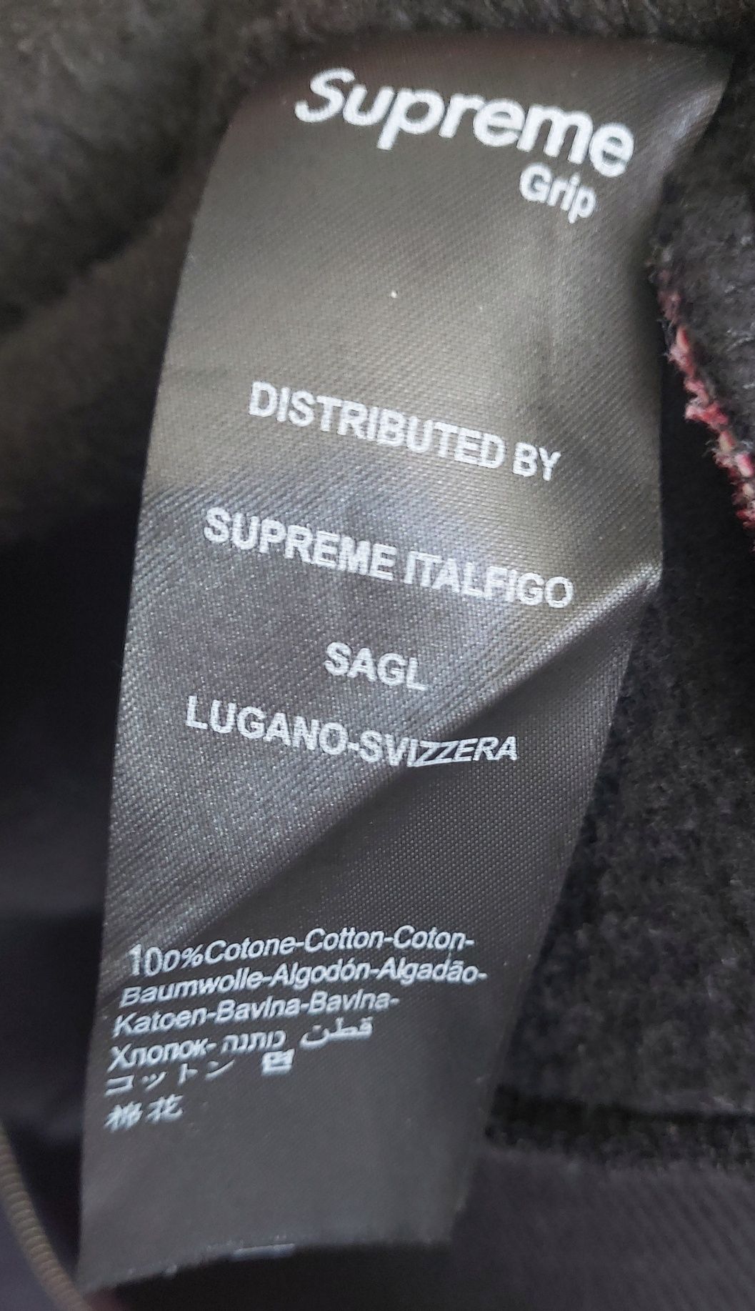 Casaco preto da Supreme