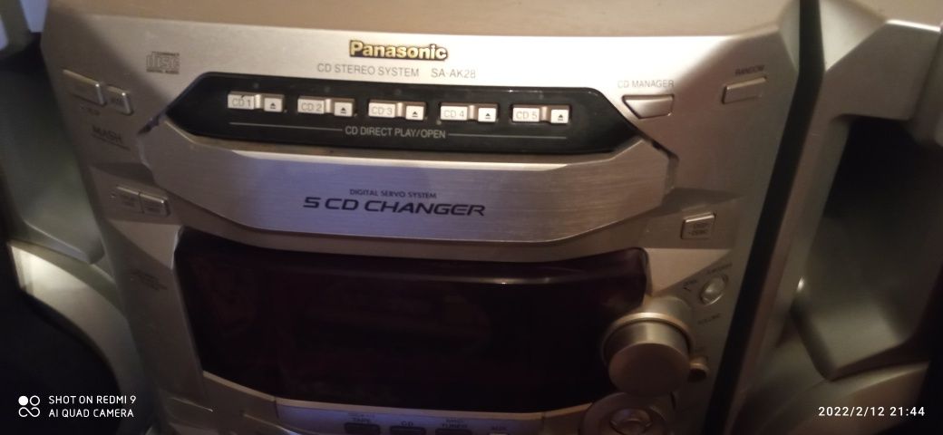Муз.центр,,Panasonic ''модель SA-AK28 ,оригінал,  CD STEREO SISTEM