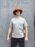 Оригінал Футболка Nike Icon Swoosh DC5094-063 сіра найк M L XL 2X