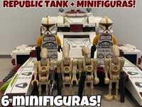 Lego Star Wars Tank Da Republica Com Minifiguras!