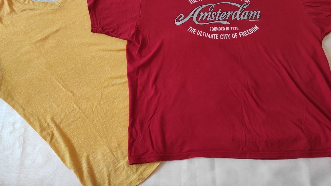 Dwie koszulki T-shirty Męskie XL