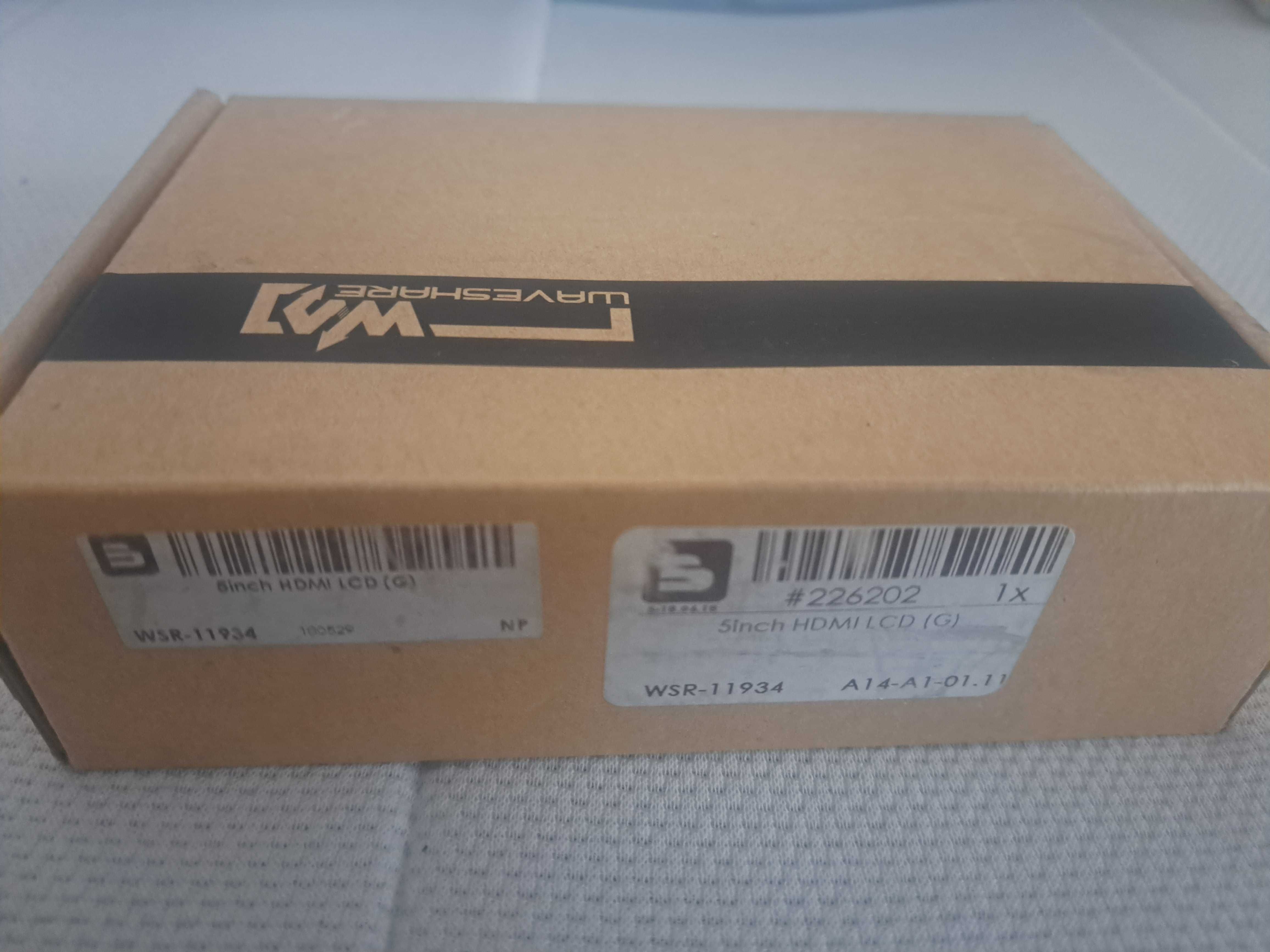 LCD RaspberryPi Ekran dotykowy 800x480 5" HDMI USB WSR-11934