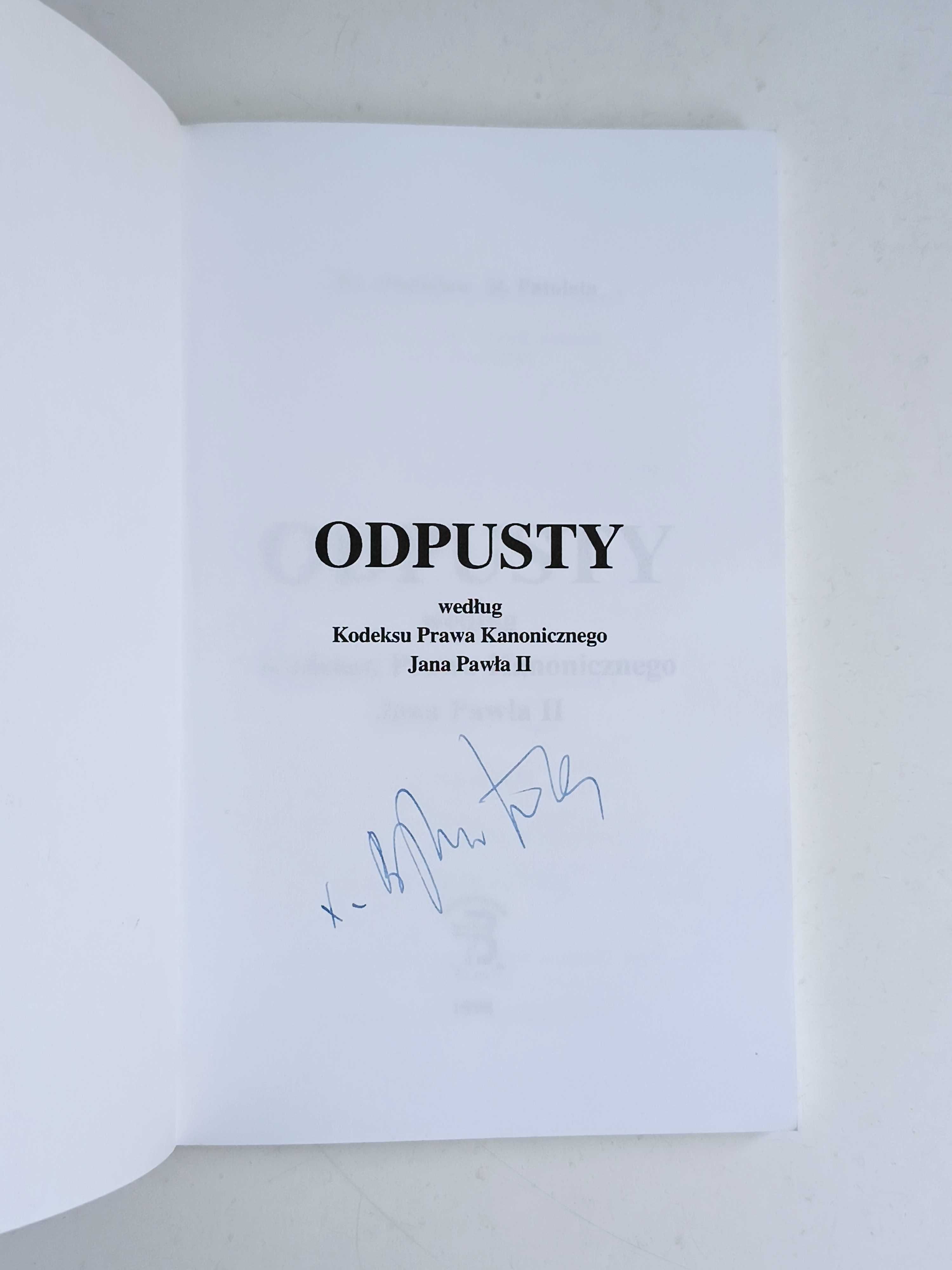 Odpusty według Kodeksu Prawa Kanonicznego Ks Bogusław Patoleta zasady