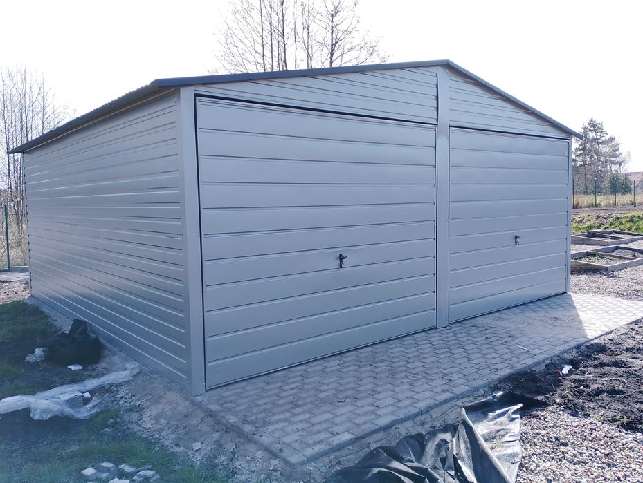 Garaż Blaszany 6x6 - SZYBKA REALIZACJA - Garaże Blaszane - Maj-Blach