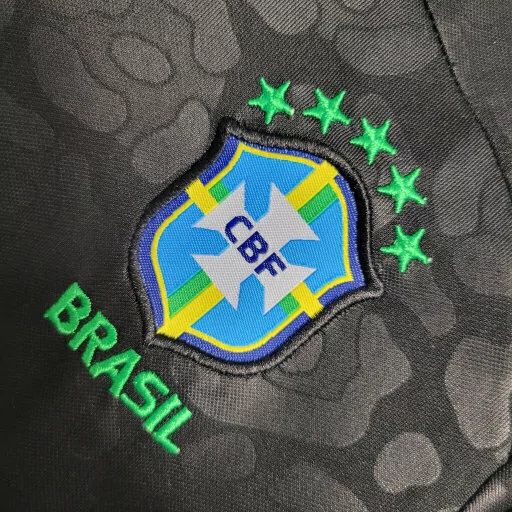 Camisola Brasil alternativa preta (nova)