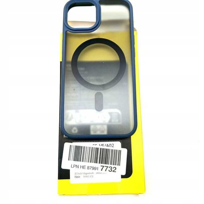 Plecki, Etui JETech MagSafe iPhone 14 6,1" Matowe Sztormowy Błękit