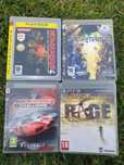 Jogos PS3  - supercar.  Rage. Stormrise. Metal gear solid 4