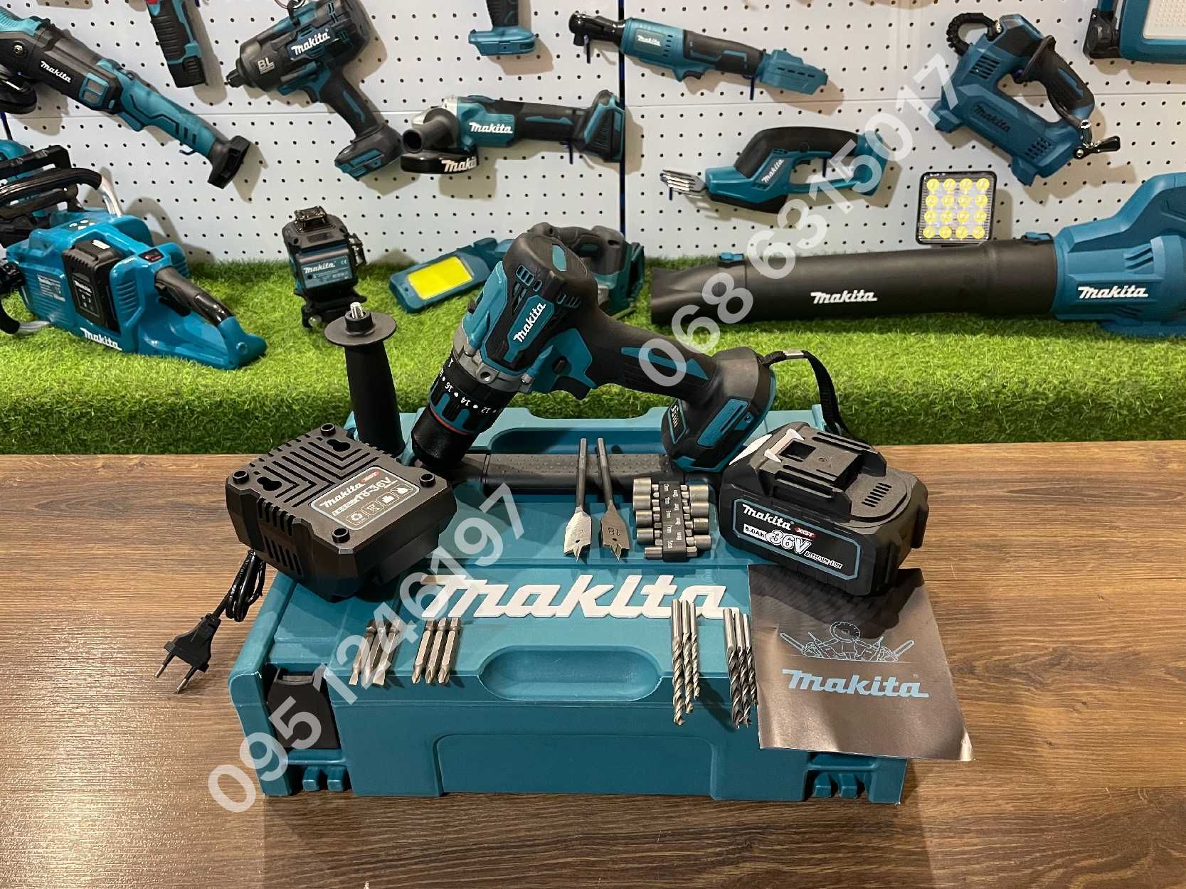 Ударный Шуруповерт акумуляторный Makita DHP485 36V шурупокрут макіта
