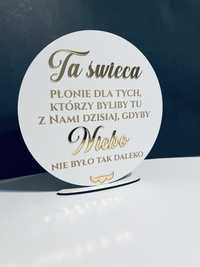 Tabliczka ta swieca plonie