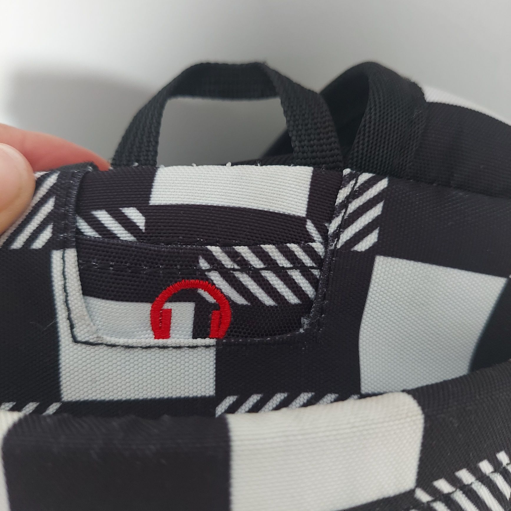 Plecak coolpack czarno biała kratka