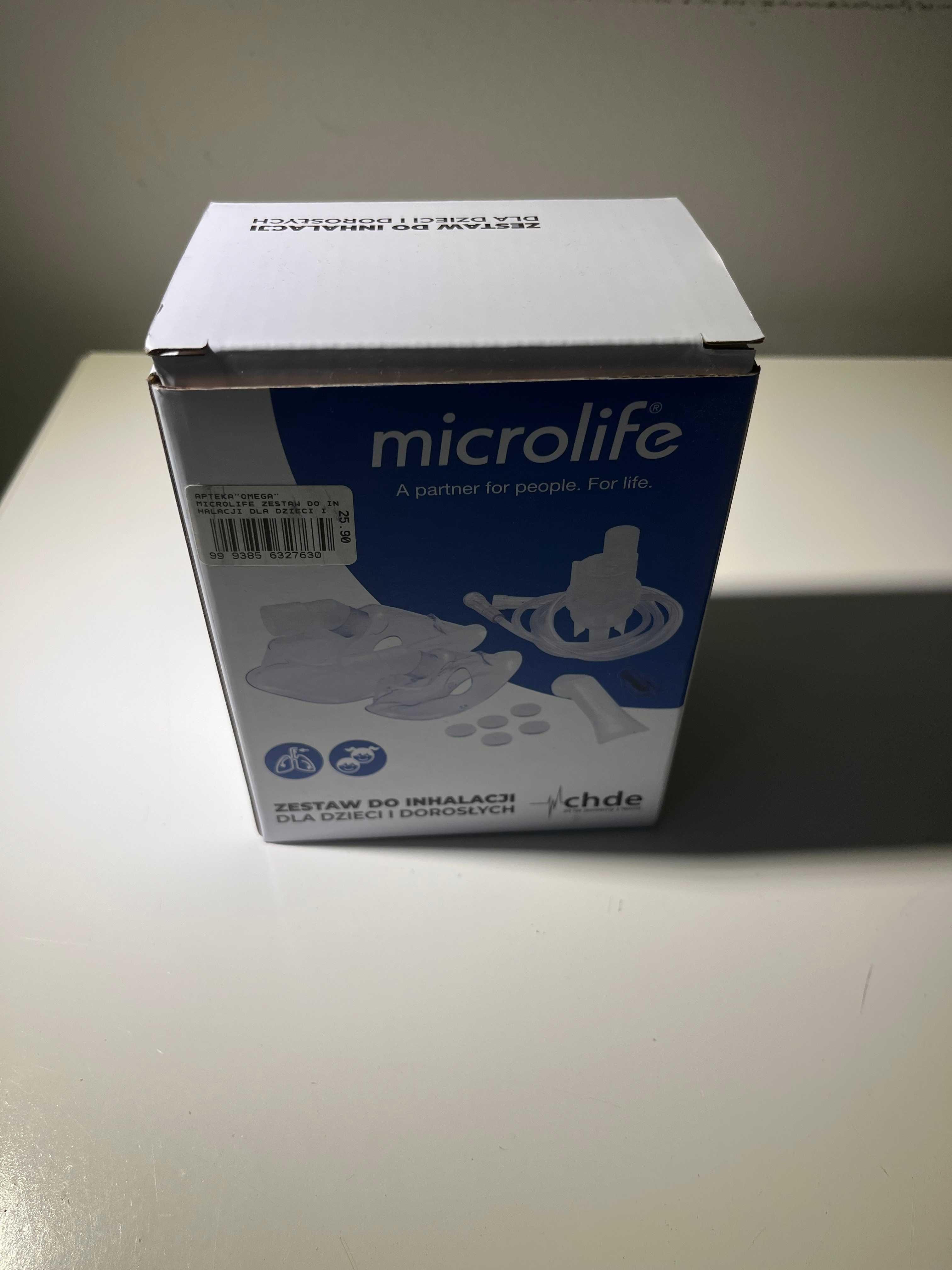 Pempa NEB100, inhalator tłokowy + Microlife, akcesoria do inhalacji