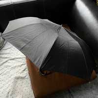 Зонт черный большой складной
