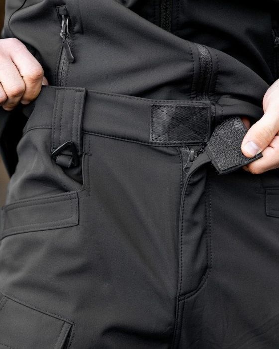 Темно-сірі Softshell міські тактичні штани MAXIMUS  darck grey