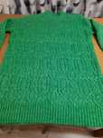 Sweter gruby zielony