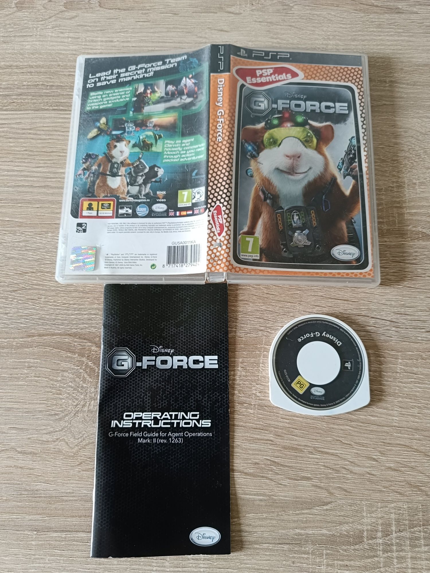 Disney G-Force - oryginalna gra na PSP