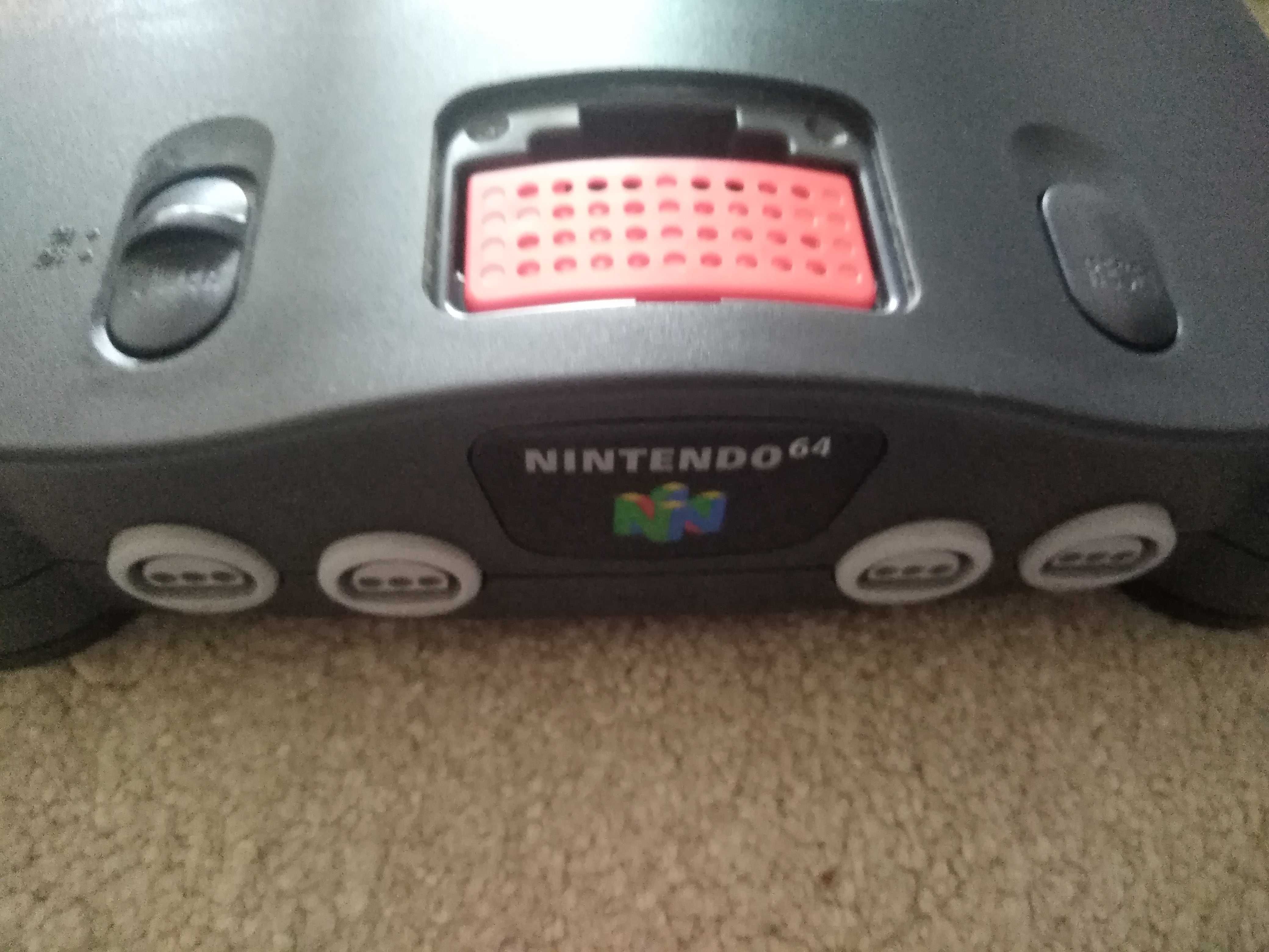 Nintendo 64 c/expansion pak, Donkey Kong, Mario 64 etc