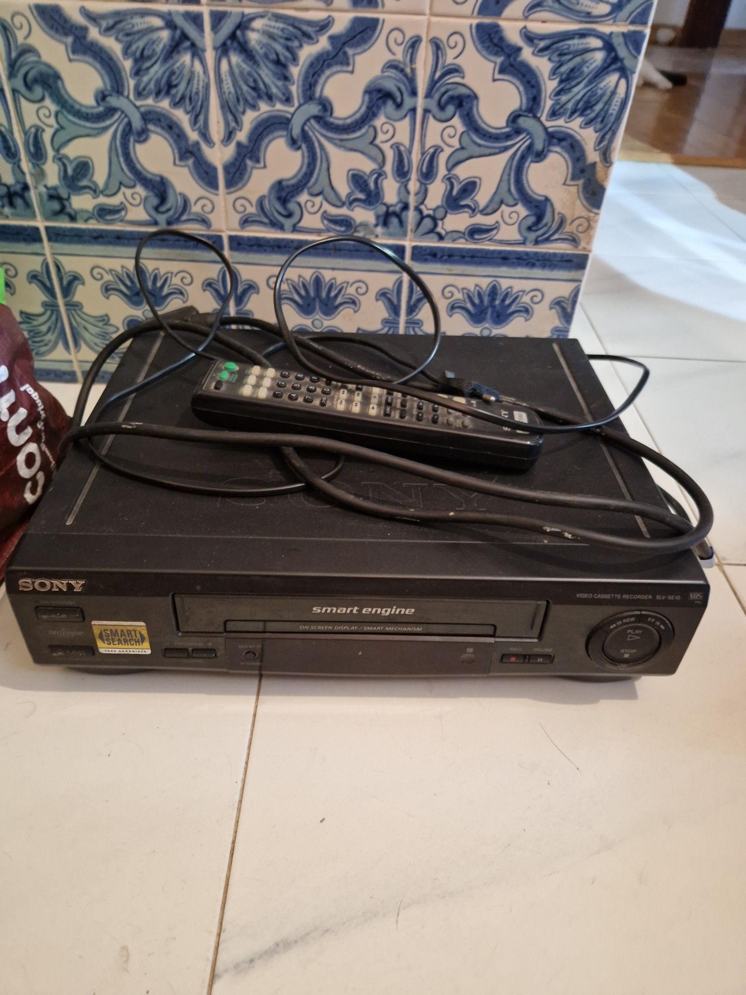 Leitor cassete VHS Sony