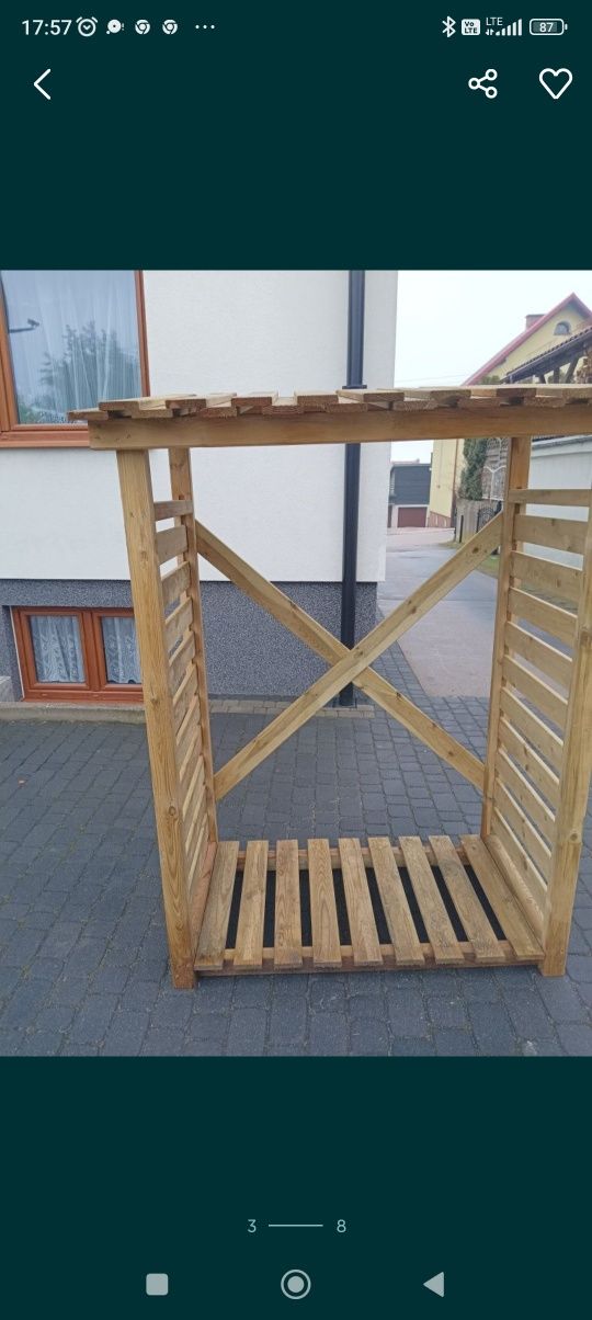 Nowa drewutnia/witka