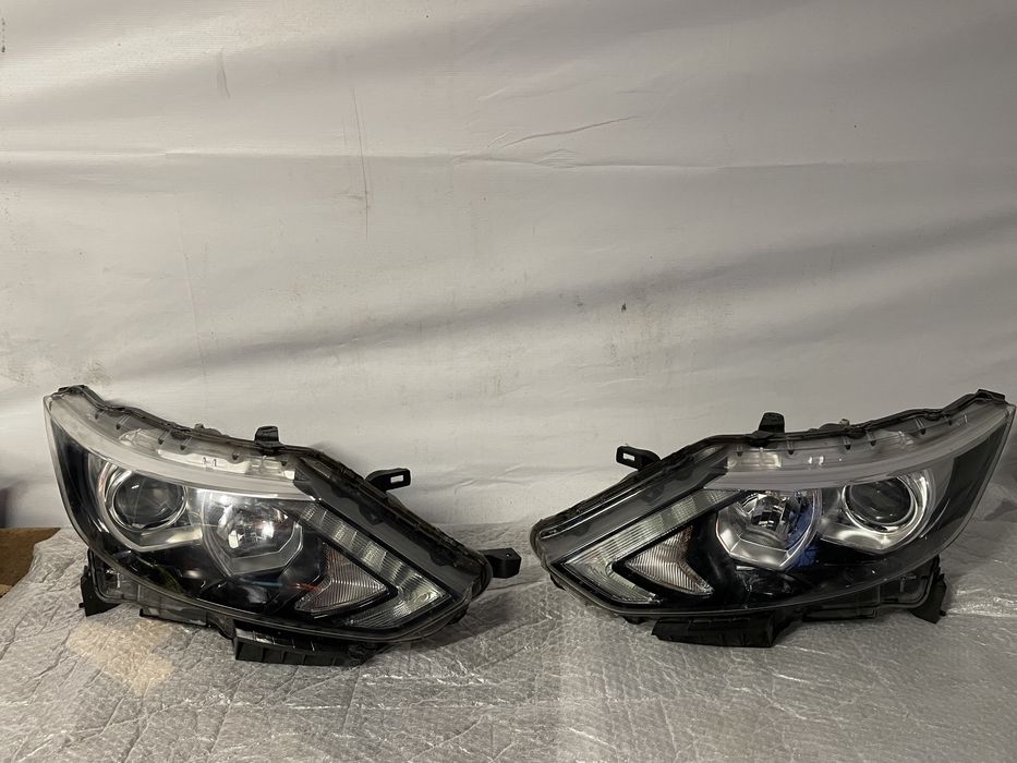 NISSAN QASHQAI II J11 13-17 lampa lewa prawa soczewka + led komplet