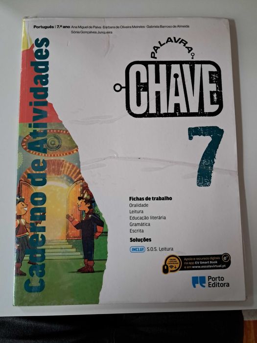 Caderno de Atividades/SOS Leitura - Palavra-chave - Português 7.º Ano