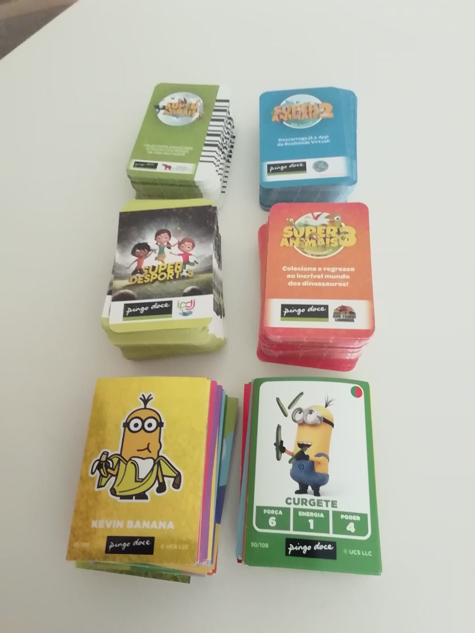 Cartas de coleção Pingo Doce