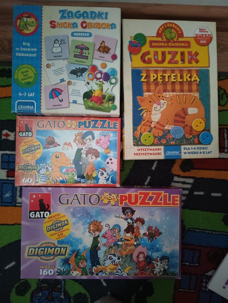 Gry, puzzle , nawlekanki