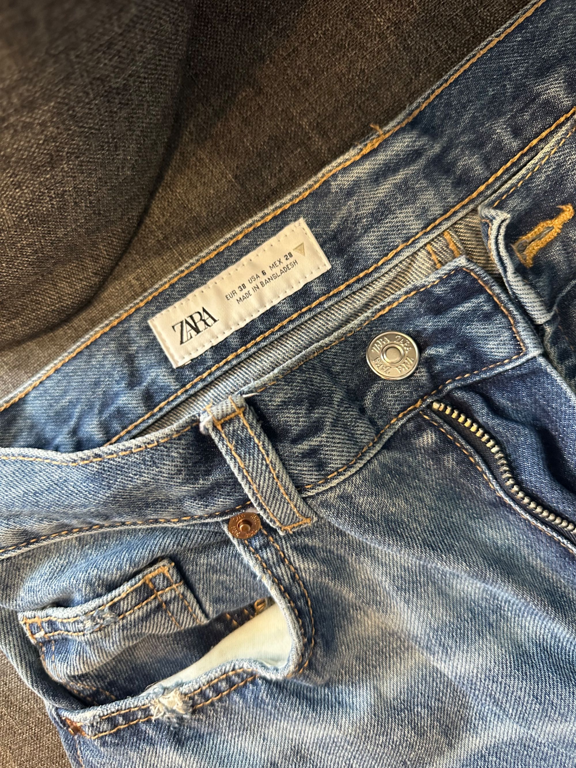 Джинси Zara сині
