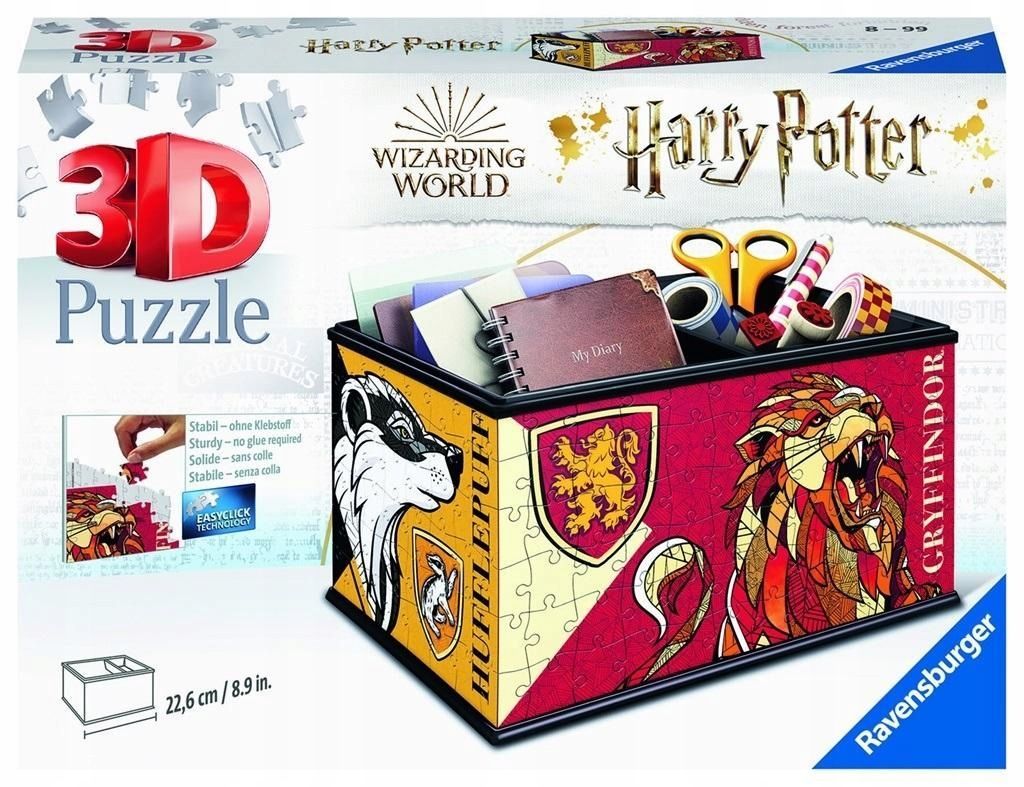 Puzzle 3d 216 Szkatułka Harry Potter, Ravensburger
