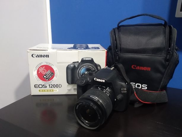 Canon Eos 1200D +lente 18-55mm +bolsa+16gb memoria