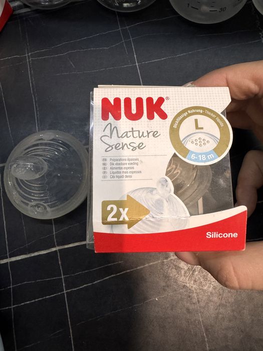 Набор детских бутылочек avent (стекло и пластик) + новые соски NUK