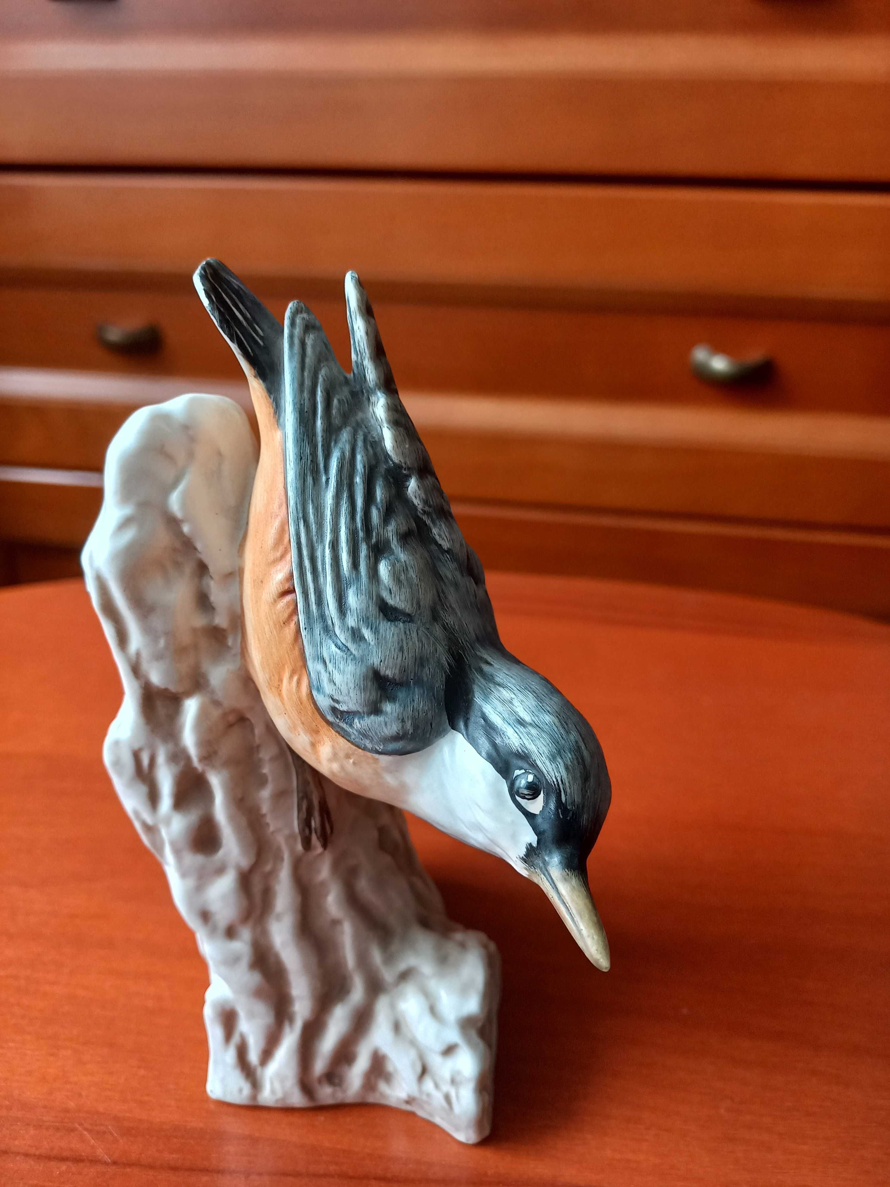 Figurka porcelanowa Goebel - ptak kowalik + gratis