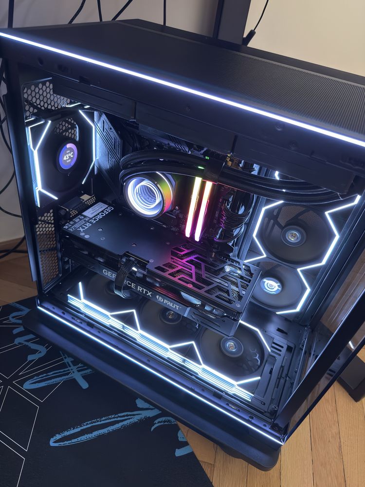 Komputer do gier | Lian Li | 7800X3D | DDR5 | BEZ KARTY