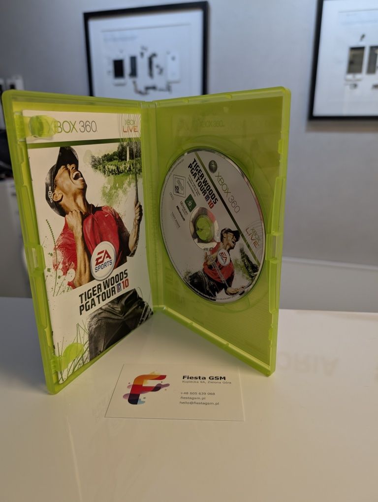 Tiger Woods PGA Tour 10, gra na Xbox 360.