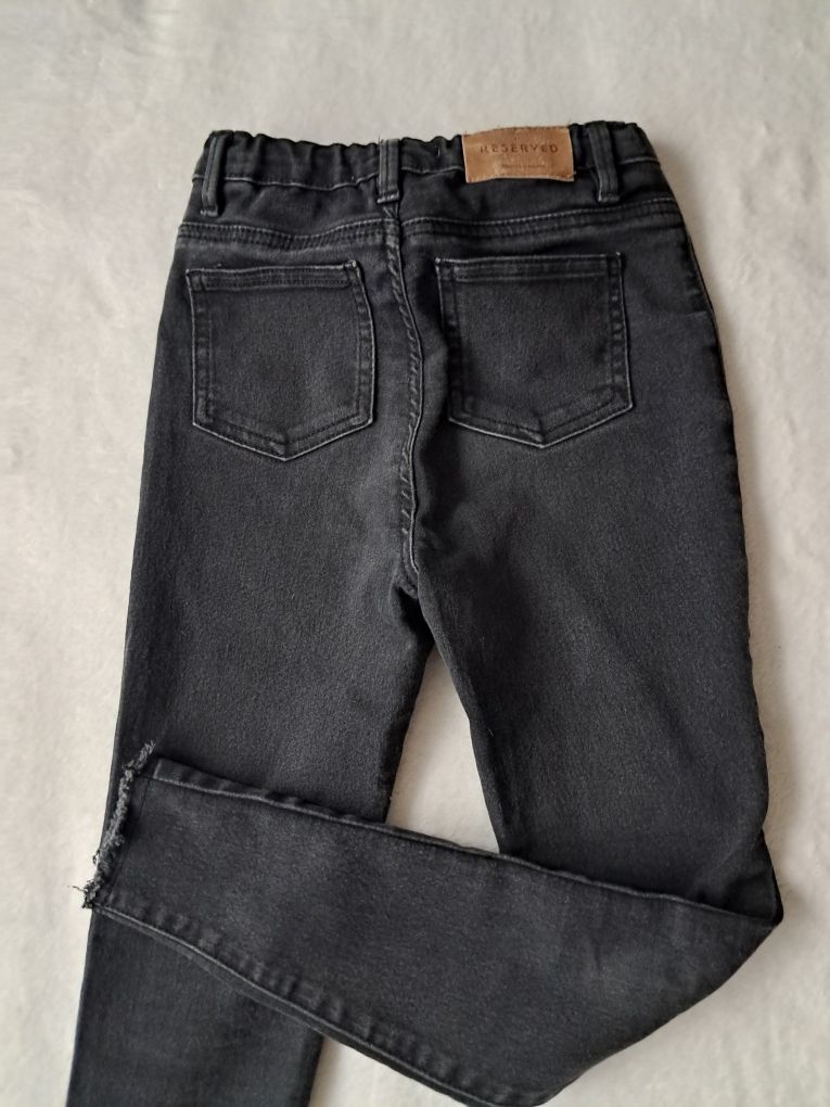 Spodnie jenasy skinny Reserved rozmiar 140 dziewczynka