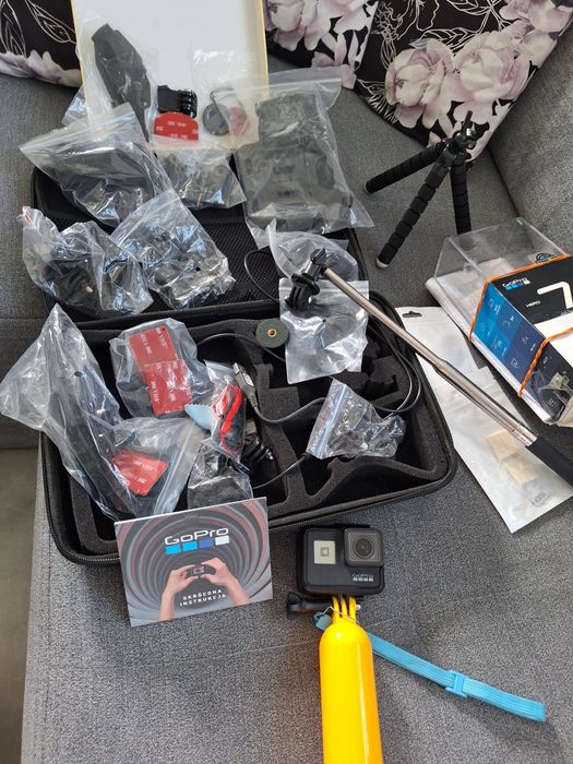 Kamerka gopro hero7 black plus akcesoria